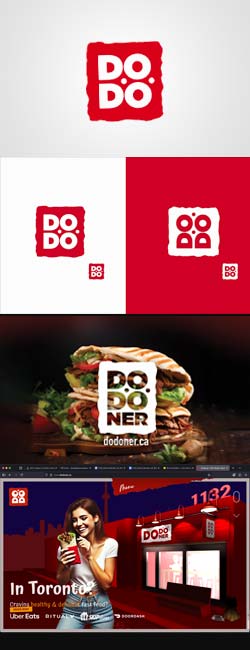 Full length capture of the Dodoner website, scrolling inside its window